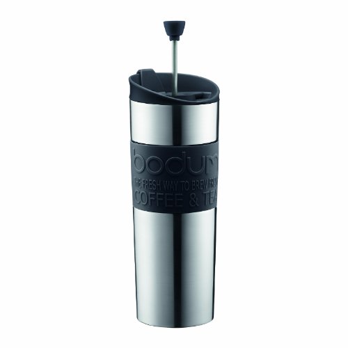 Bodum Stainless Steel Travel Coffee and Tea Press