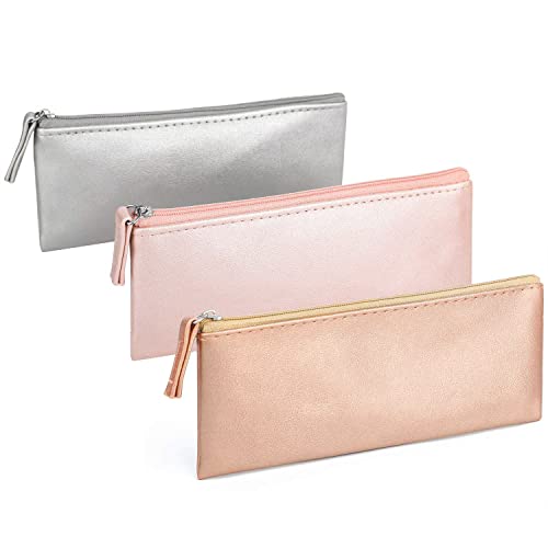 SumDirect PU Leather Cosmetic Pencil Bags