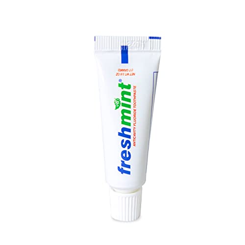 144 Tubes of Freshmint® 0.6 oz. Anticavity Fluoride Toothpaste, Travel Size