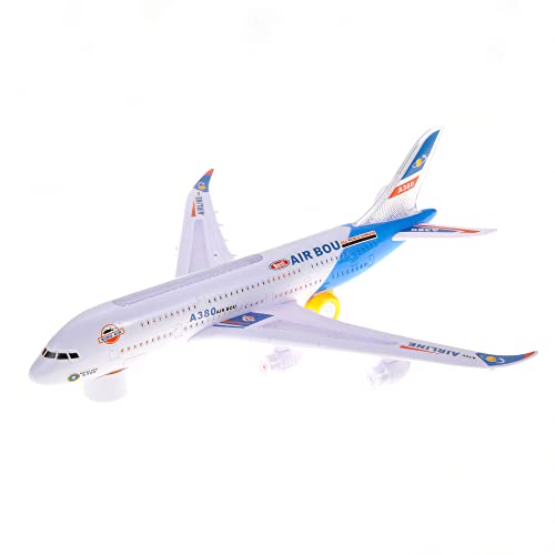 PowerTRC Bump and Go Airplane Toy for Kids