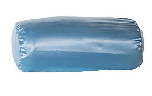 Blue Satin Pillow Case for Cervical Roll