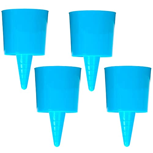 Iconikal Beach Sand Coaster Cup Holder Set, Blue