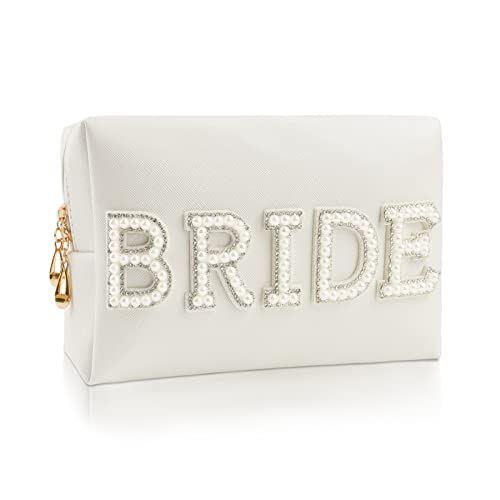 Bride Patch Letter Makeup Bag