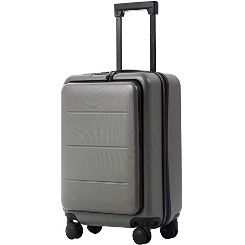 COOLIFE Luggage Suitcase Piece Set Carry On ABS+PC Spinner Trolley