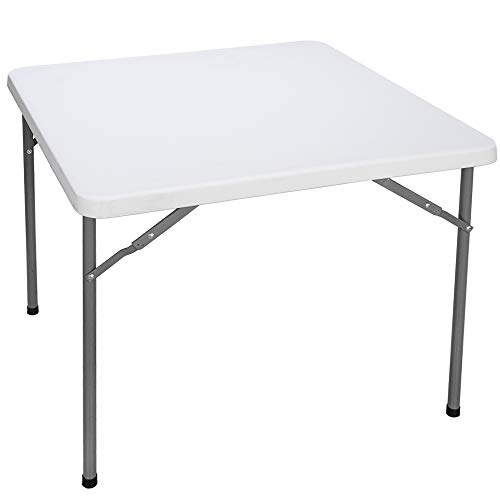SUPER DEAL Folding Card Table - Portable and Versatile