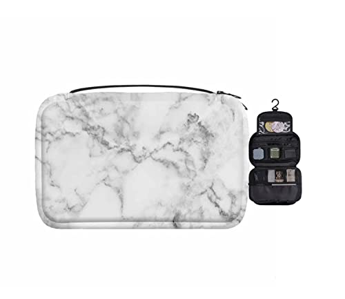 Axayaz Marble Travel Makeup Bag