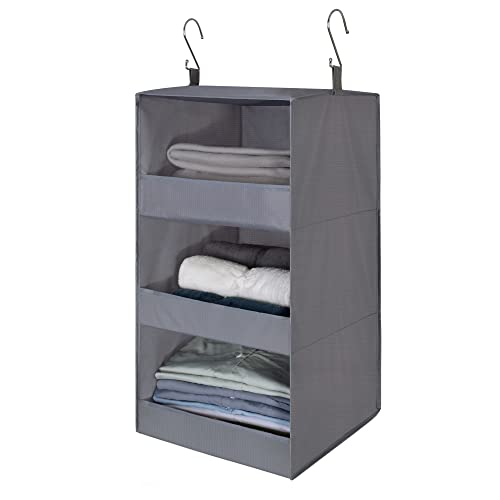 3-Shelf Hanging Closet Organizer and Storage