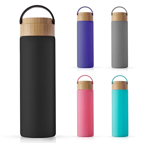 JoyJolt Borosilicate Glass Water Bottle