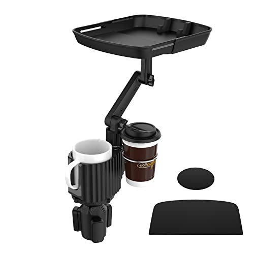 Car Cup Holder Expander with Tray