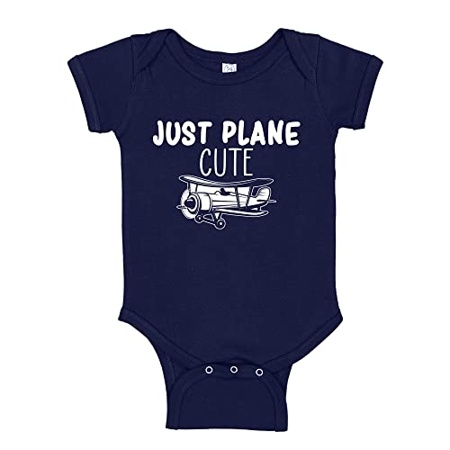 Just Plane Cute Airplane Baby Bodysuit