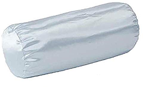 Alex Orthopedic Inc Cervical Neck Roll Pillow Case - White Satin