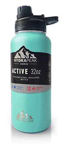 Hydrapeak 32oz Insulated Water Bottle with Chug Lid