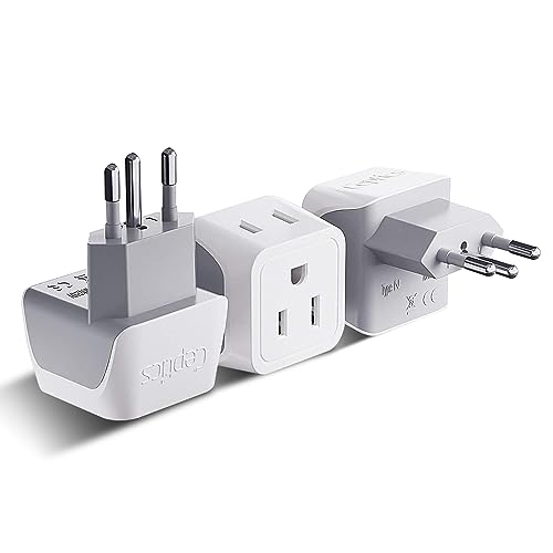 Ceptics Brazil Travel Adapter Plug - Compact & Versatile