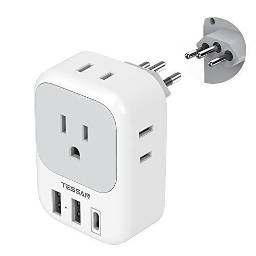 TESSAN Brazil Power Adapter