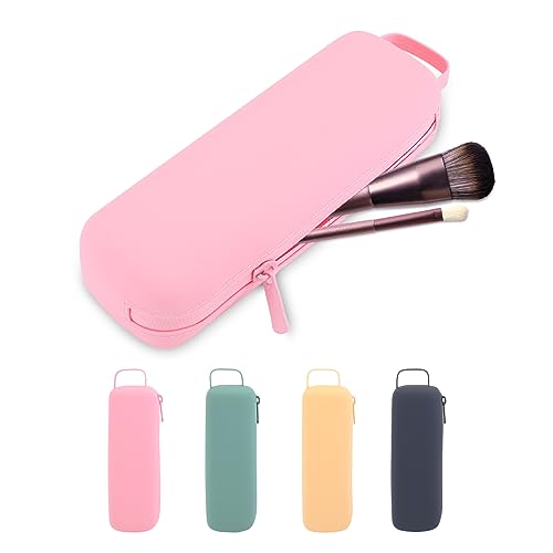 Makeup Brush Holder Silicone Travel Case Waterproof Slim