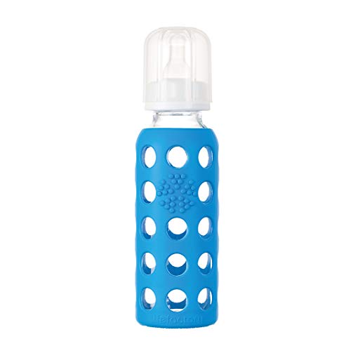 Lifefactory Glass Baby Bottle with Silicone Sleeve