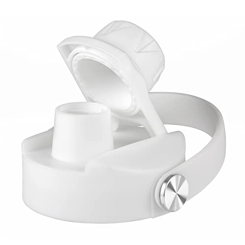 Hydro Flask Wide Mouth Lid with Handle, White