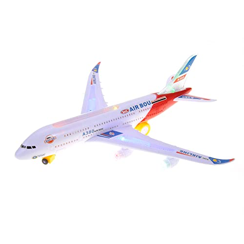 Bump and Go Airplane Toy for Kids