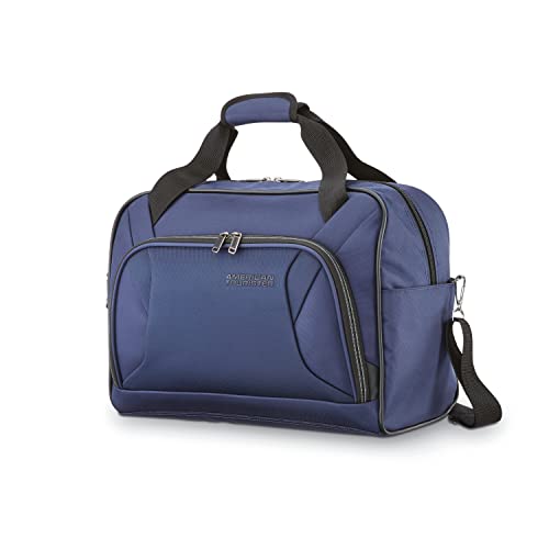 Zoom Softside Luggage with Spinner Wheels (Navy, Boarding Bag)