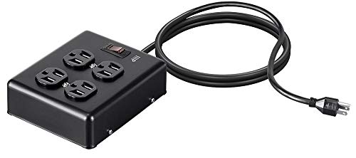 Monoprice Metal Surge Protector Power Box