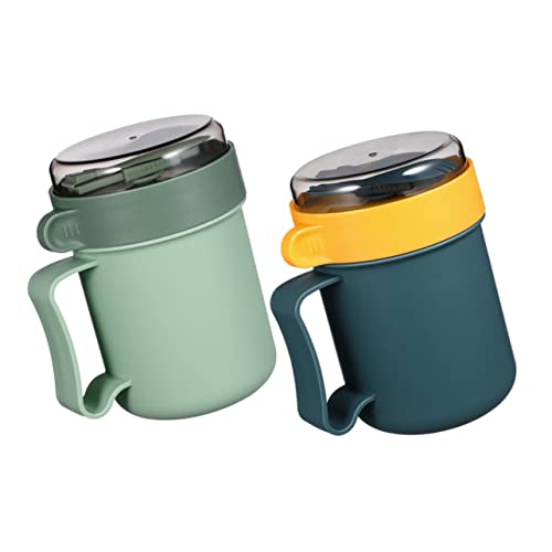 UPKOCH Portable Soup Container with Lid