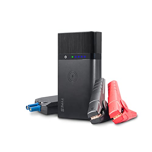 Compact and Powerful Car Battery Jump Starter with Wireless Charging