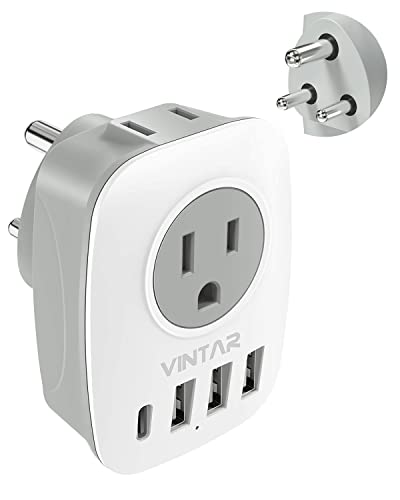 VINTAR Type D Travel Adapter