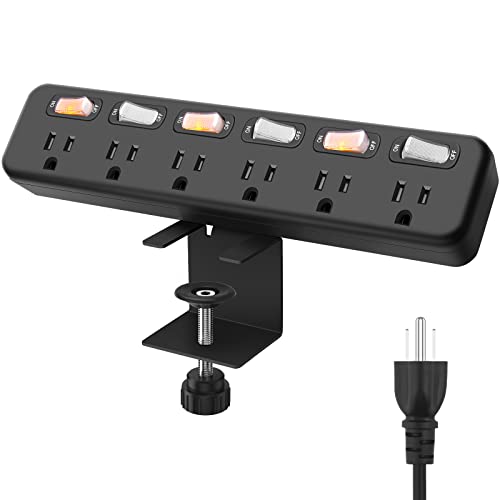 Clamp Power Strip with Individual Switches