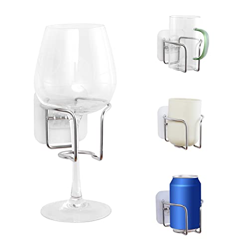 Shower Bathtub Wine Glass Holder