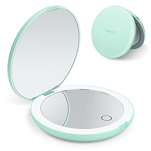 Compact Rechargeable Lighted Makeup Mirror