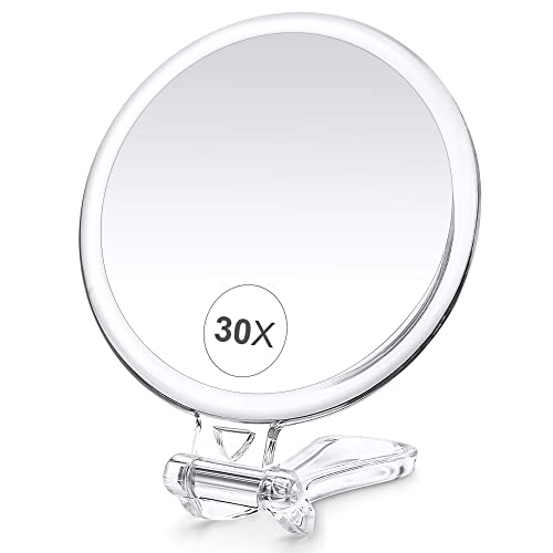 Handheld Magnifying Mirror for Travel