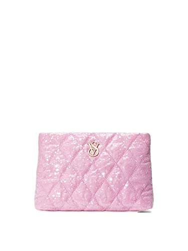 Sequin Pink Beauty Cosmetic Makeup Bag