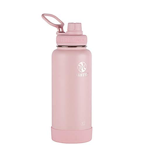 Takeya Actives Insulated Water Bottle with Spout Lid, 32 oz