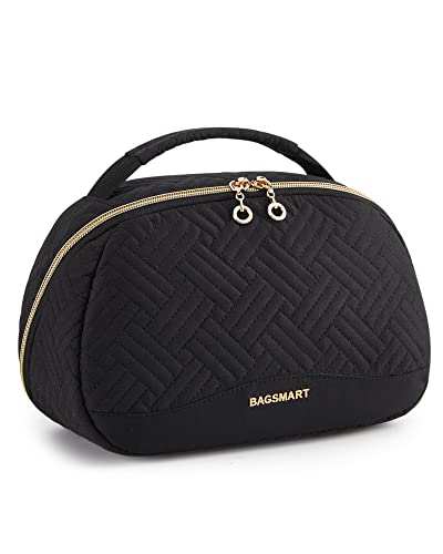 BAGSMART Travel Toiletry Bag for Women, Black