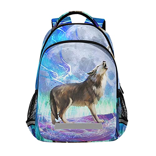 Girls Wolf School Backpacks