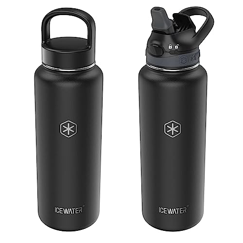 ICEWATER 40 oz Insulated Water Bottle