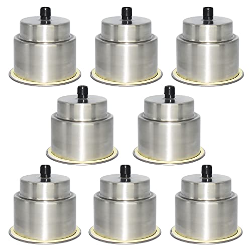 Stainless Steel Cup Drink Holder Insert with Drain, 8PCS