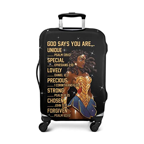 Xidingyue African American Trolley Luggage Protective Cover