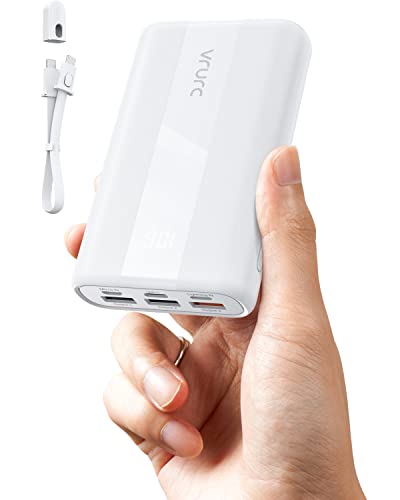 VRURC Portable Charger - Compact and Powerful Power Bank for Travel