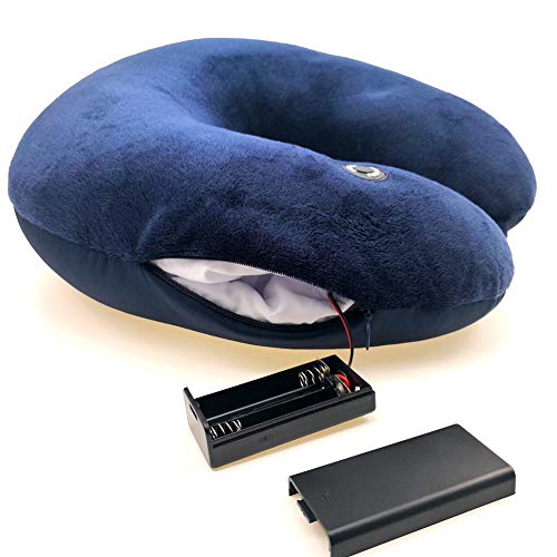 Hooshing Vibrating Neck Pillow for Traveling Home Rest