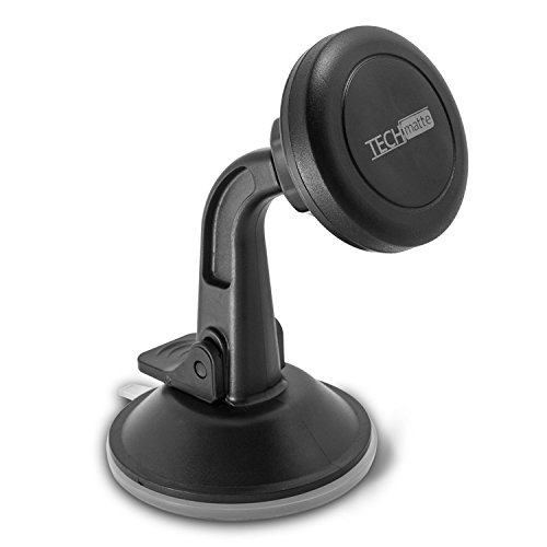 TechMatte Car Phone Mount - Portable Magnetic Dashboard Phone Holder