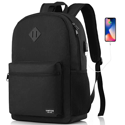 YAMTION Black Backpack