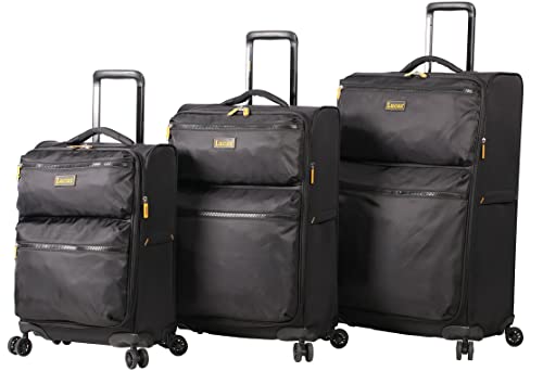 LUCAS Designer Luggage Collection - 3 Piece Softside