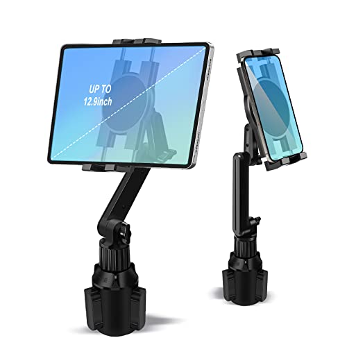 Car Tablet Mount with 360° Rotation and Adjustable Arm