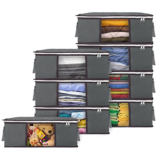 Budding Joy 90L Under Bed Storage Containers, Closet Organizers and Storage  Bins, Collapsible Underbed Storage Bags for Blankets, Towels, Comforter