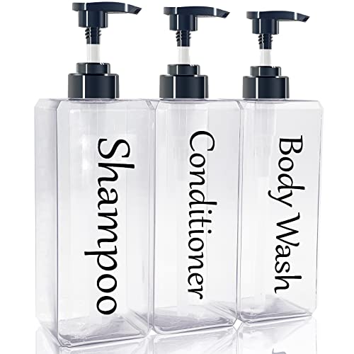 Refillable Shampoo and Conditioner Dispenser