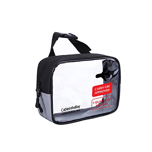 TSA Approved Clear Travel Toiletry Bag