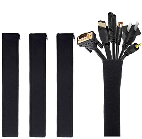 [4 Pack] JOTO Cable Management Sleeve