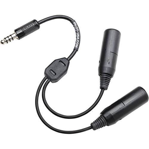 Pilot USA GA to Helicopter Headset Adapter