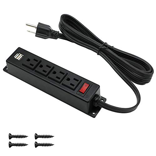 Versatile and Convenient Mountable Power Strip with USB Ports